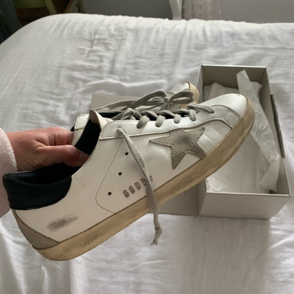 Golden Goose Shoes - Size 40 Golden Goose Superstars Black/Ice/White
